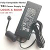 12V Power Adapter for LOGIK and BUSH TV, Compatible with DC12030012A, CS-1203000