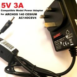5V 3A 15W Power Supply for AC140CSV4 Model ARCHOS 140 CESIUM