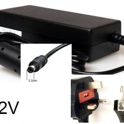 12V 7A Power Supply for TerraMaster Hard drive Enclosure, 4 Bay Home Network Storage, 5.5*2.5