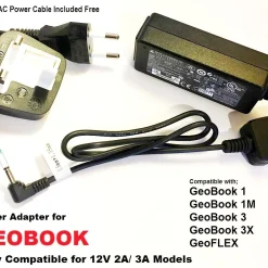 Geo Book Charger, 12v 2A/ 3A for GeoBook 3x, GeoBook 3