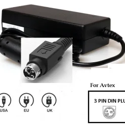 24v/ 12v Main Power Adapter for AVTEX Sound bar SB195BT, 3 Pin Plug (all 3 +ve)