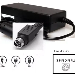 24v/ 12v Main Power Adapter for AVTEX TV  L219 DRS, 3 Pin Plug, (all 3 +ve)