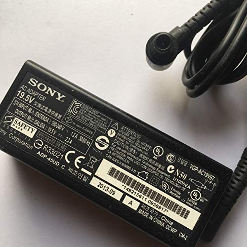 195V-23A-65MM-x-44MM-TIP-VGP-AC19V67-Also-Compatible-with-SONY-VGP-AC19V75-LOT-REF-25-B07L53J1RP 19.5V, 2.3A, 6.5MM x 4.4MM TIP, VGP-AC19V67, Also Compatible with SONY VGP-AC19V75, LOT REF 25