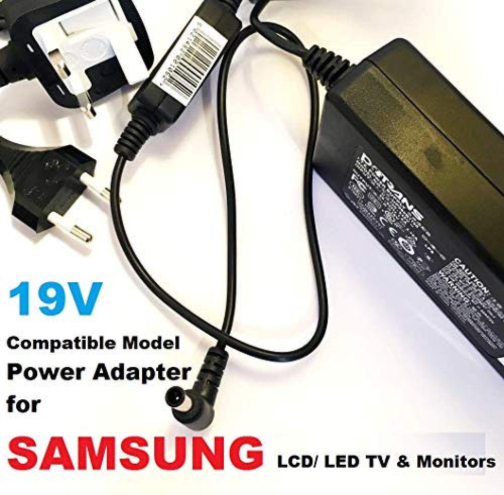 19V Power Supply Adapter for SAMSUNG LED/LCD TV, Compatible with