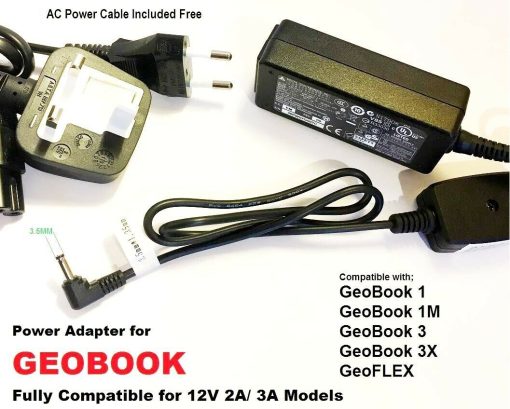 12V-3A2A-Compatible-Charger-for-GeoBook-1-GeoBook-M1-116inch-Model-192901575954 12V 3A/2A Compatible Charger for GeoBook 1, GeoBook M1, 11.6inch Model