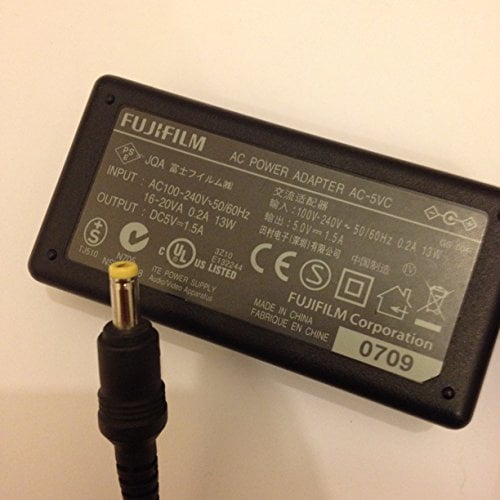 5V, 1.5A, 13W, AC5VC, Replacement Power Adapter for Fujifilm, 4.0MM X 3.0MM TIP, Also
