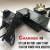 Charger for TOOLTRONIX PTL-40, TOOLTRONIX 4 IN 1 Jump Starter, 2.1Tip
