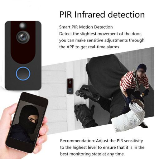 Weather-Proof-Smart-Wireless-All-in-One-Video-Door-Bell-Batteries-Chime-WiFi-193086592587-8 Weather Proof Smart Wireless All in One Video Door Bell, Batteries & Chime WiFi