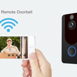 Weather Proof Smart Wireless All in One Video Door Bell, Batteries & Chime WiFi