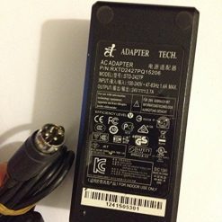 24V, 2.7A Adapter Tech AC Adapter, STD-2427P, p/n RXTD2427PQ15206, 3 Pin Plug, A
