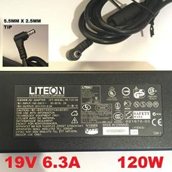 LITEON 19V 6.3A/ 6.32A 120W, 5.5*2.5 TIip PA-1121-02, PA-1121-04 Compatible with 19V 6.3A Liteon PA-1131-07, Toshiba PA-3717U-1ACA