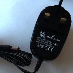 MW IC REGULATOR, 12V, 500MA, 5.5MM X 2.5MM TIP Size, 14mm Long Barrel, MC120S050, 14W, LOT REF 56