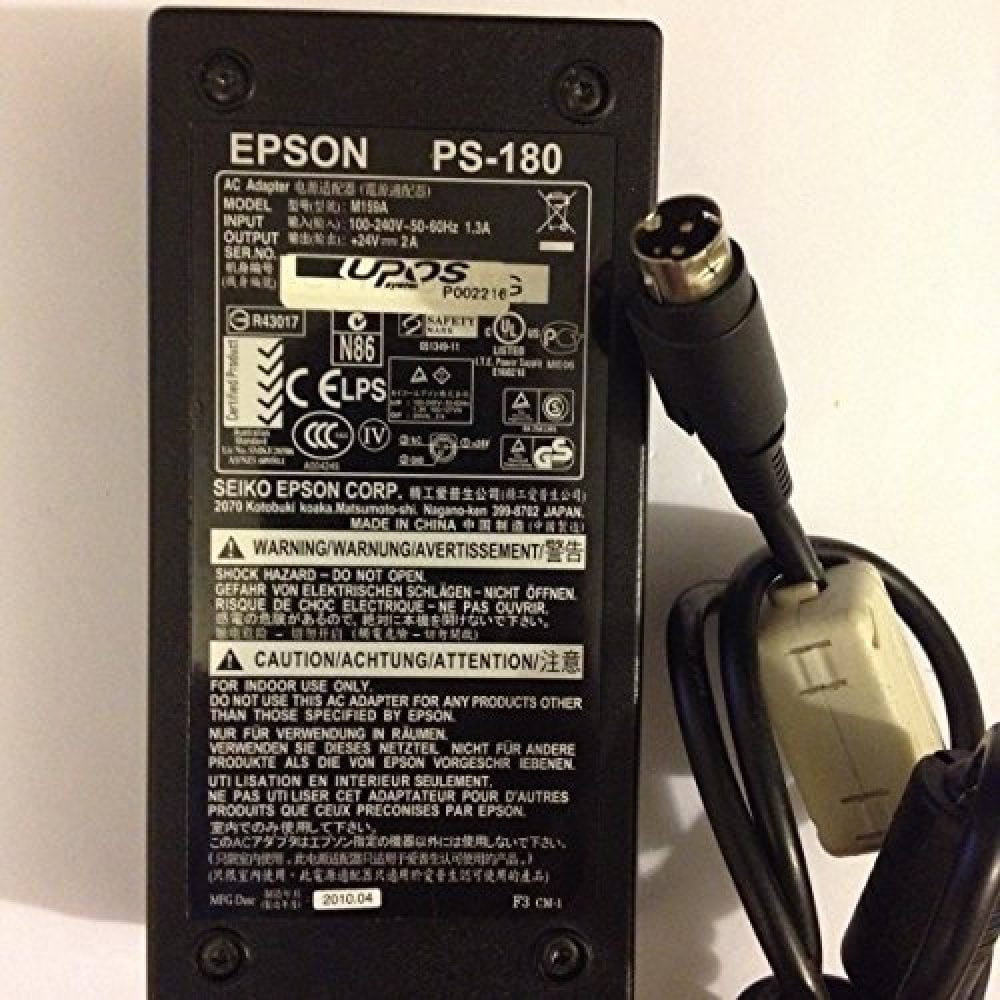 24v 2a Power Supply for EPSON Printer PS180, PS170, M159A, M122A, 3